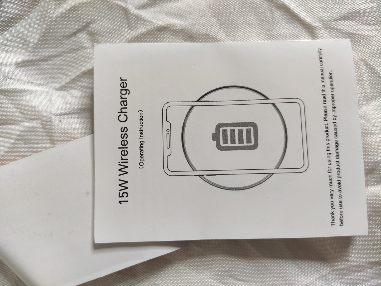 Motorola solutions wireless charging pad Output 5/7.5/10/15 watt Interface type c