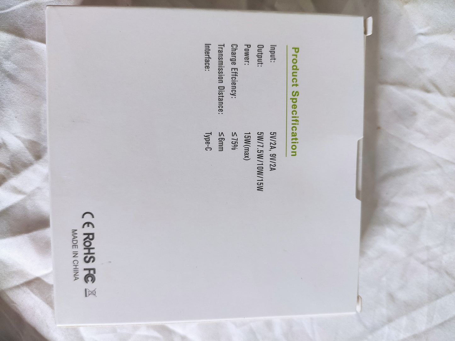 Motorola solutions wireless charging pad Output 5/7.5/10/15 watt Interface type c