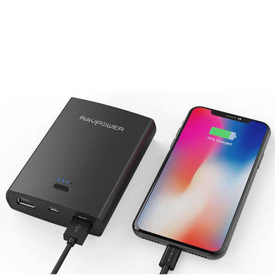 RAVPower CA-RP-PB005 10000mah Portable Power Bank - Black