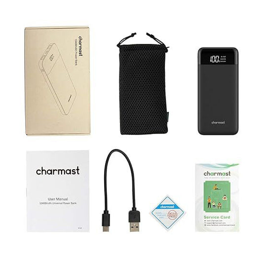 Charmast Portable Charger Slim Thin 20800 mah, 18W USB C Quick charge Battery Pack, PD 10400mAh Type C Power Bank Compatible with Cell Phones, Tablets, IPhone, Sumsung, Google Pixel,Galaxy S8,More model w2009p