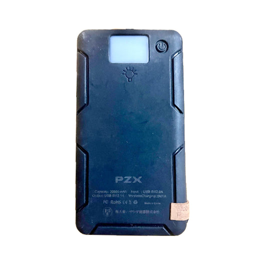 PZX 20000 Mah Power Bank With foldable Solar panel  Wired and wireless charging support