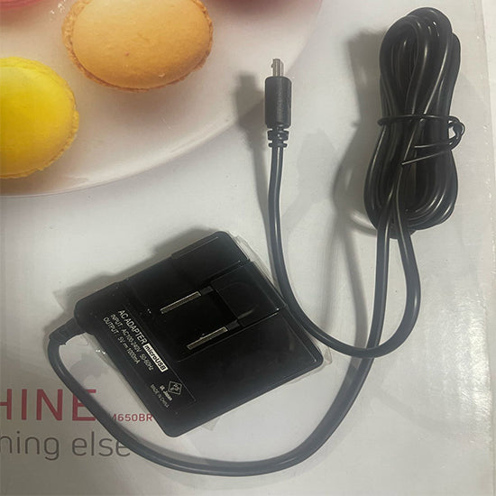 5 volt 1 amp 1.8 meter fix wired Android (8600) power apoter American plug style black colour foldable legs imported