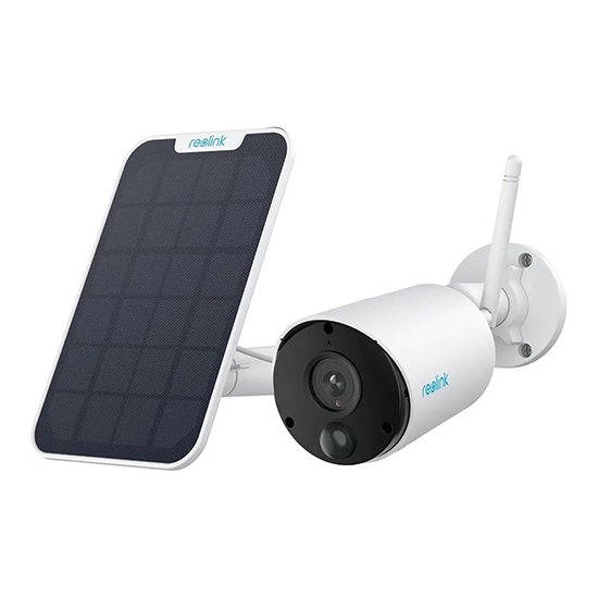 Reolink argus eco with solar panel 1980*1080 resolution rechargeable wifi camera (without box) 2way audio(body colour fade Colour Fade)