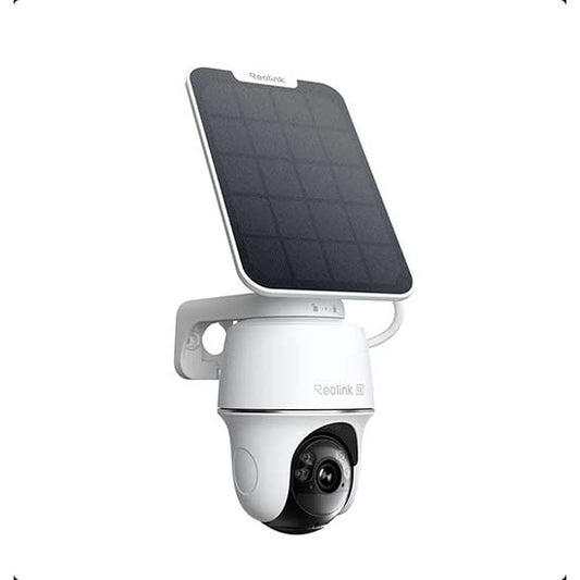 REOLINK ARGUS PT 4MP COLOUR NIGHT VISION Solar Security Cameras Wireless Outdoor,  6W 2way audio Solar Panel, 3 days bettery backup guarantee 360° Pan TilT Color Night Vision, 2.4/5 GHz (Without box)