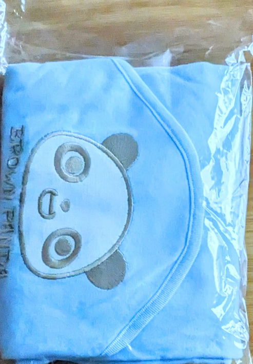 Brown Panda Baby Wrap Mid-Season & Winter Soft & Warm Art No. CM0028-35