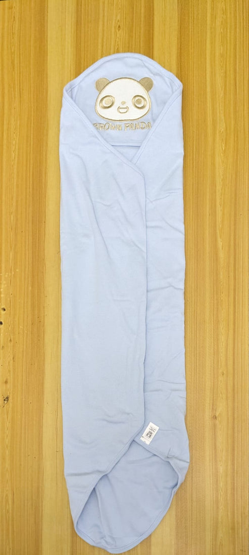 Brown Panda Baby Wrap Mid-Season & Winter Soft & Warm Art No. CM0028-35