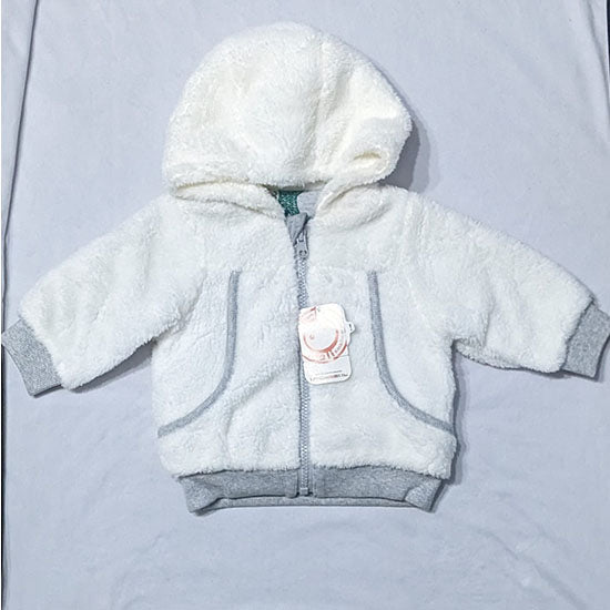 DOUBLE COTTON OUTTER FUR BABY HOODIE CM0218