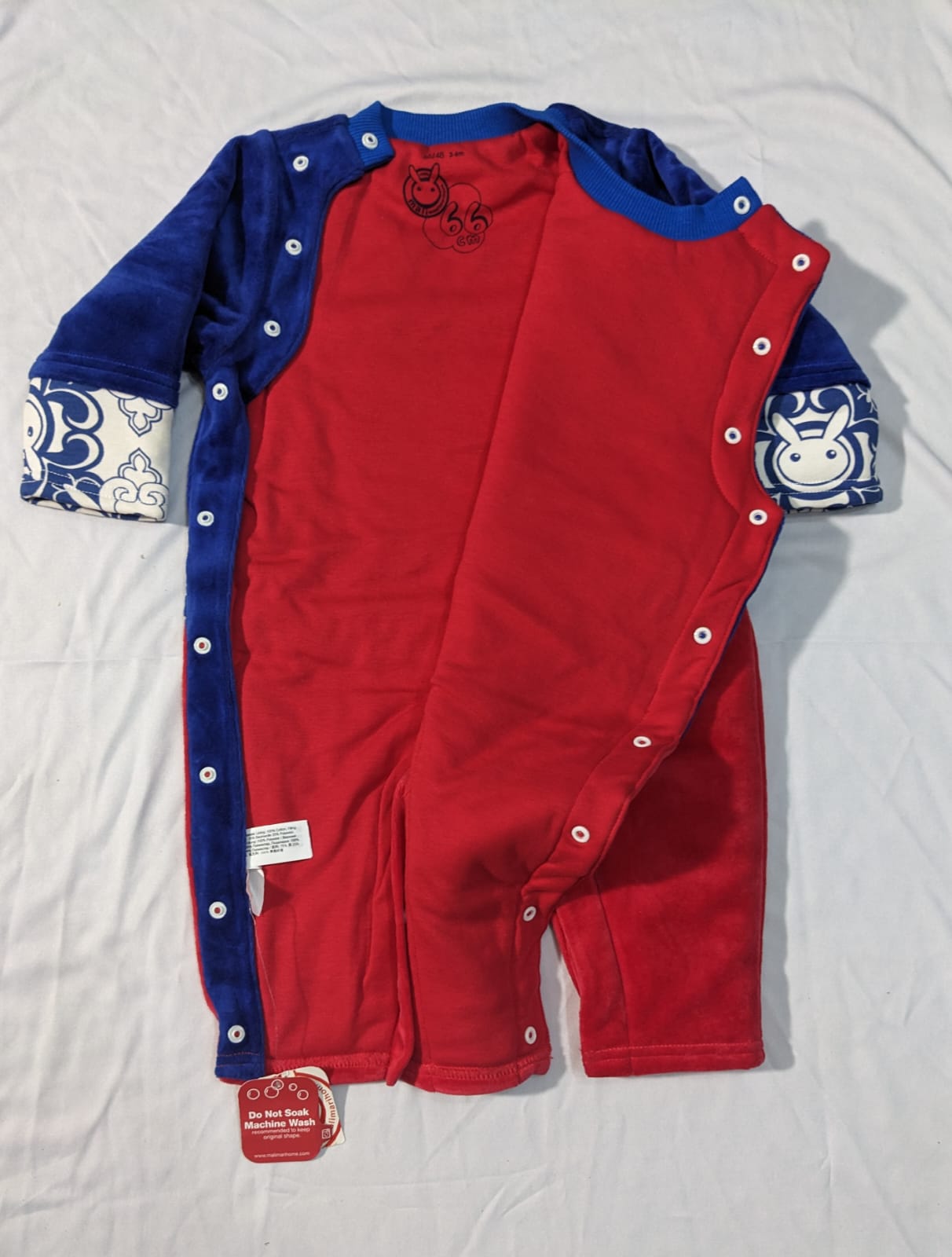 Double cotton with polyester filling Full body suit Rabbit CM0061