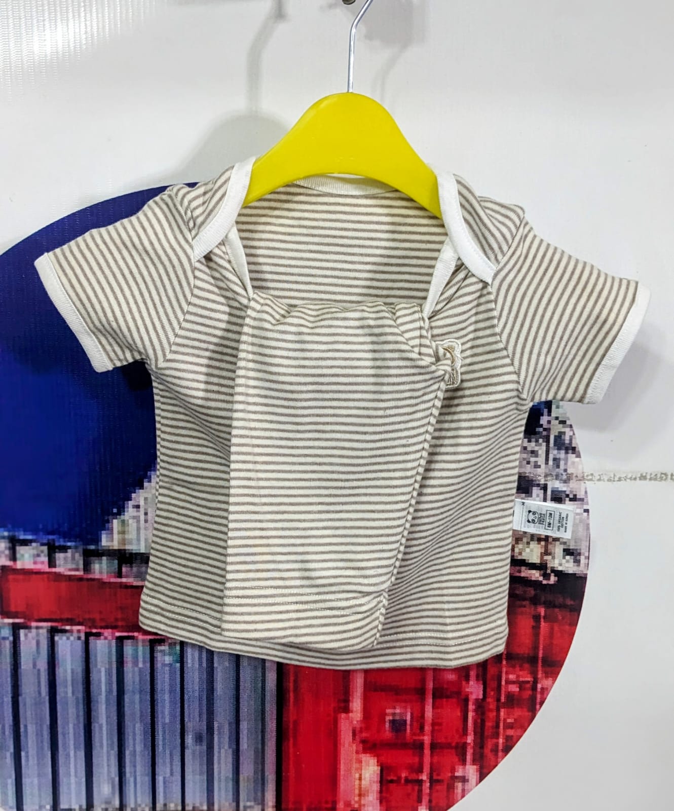 Skin Brown Striped Shirt & Trousers Set – Organic Cotton Art number CM0006-9