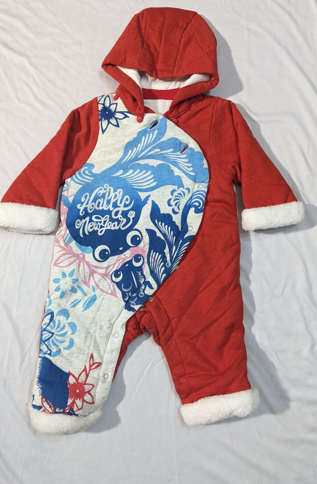 Double cotton with polyester filling Full body Jacket/romper CM0088