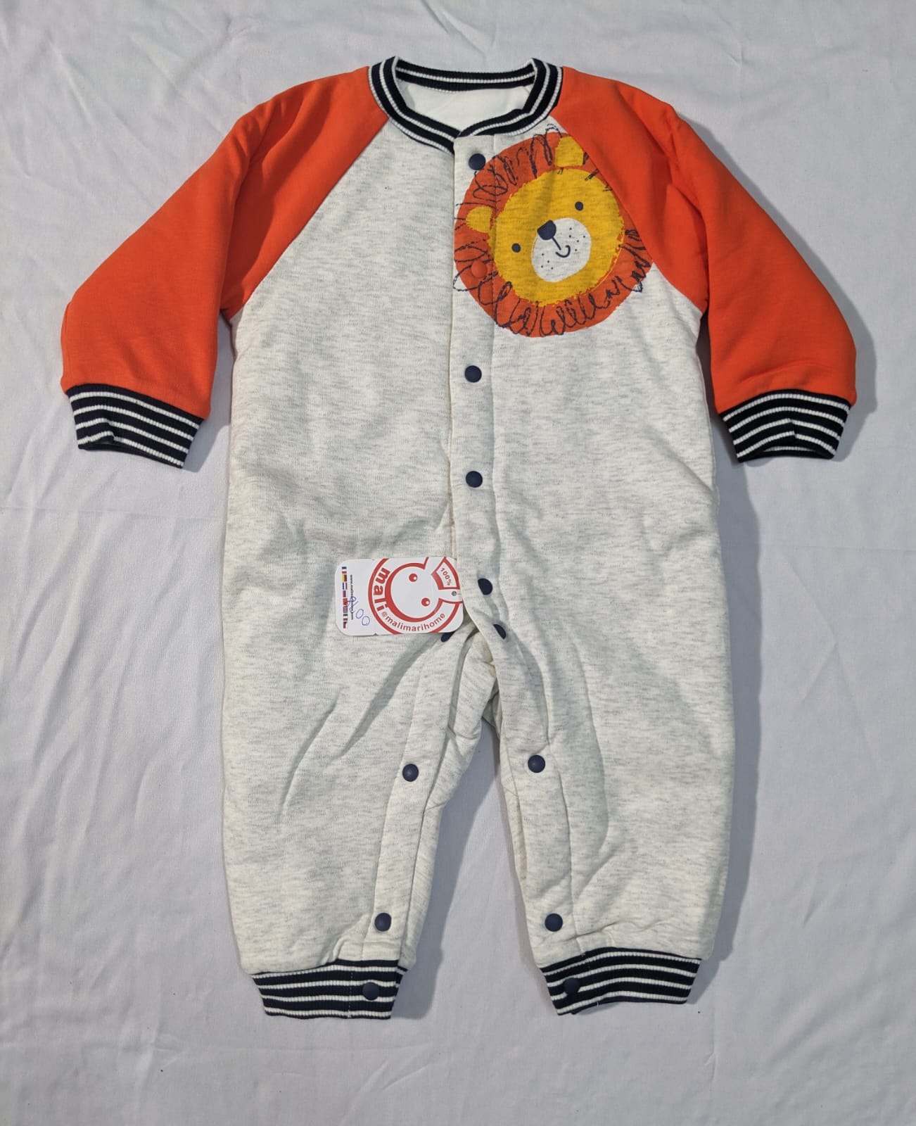 Double cotton with polyester filling Full body romper CM0078