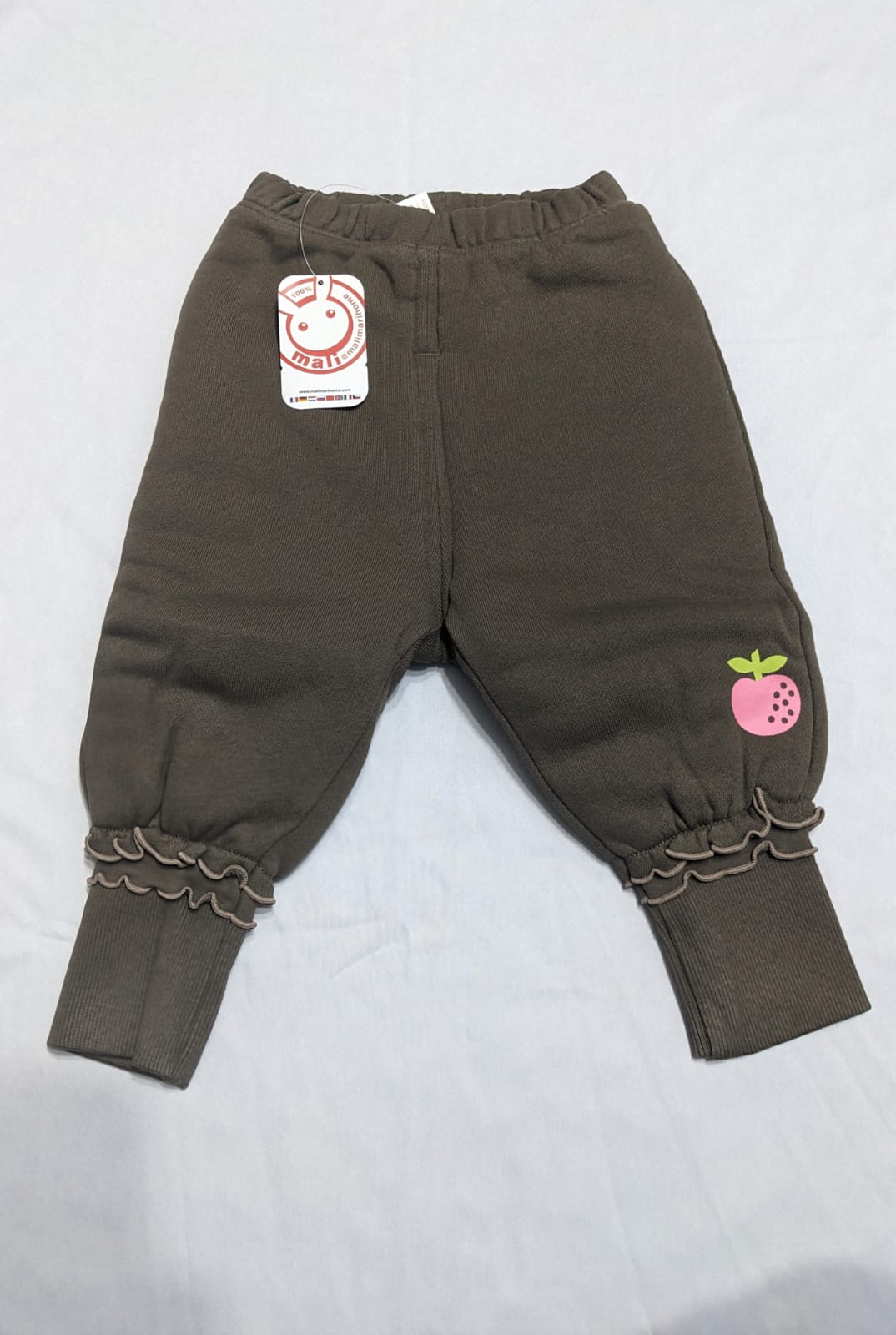Baby trousers with double cotton lining and polyester filling CM0074