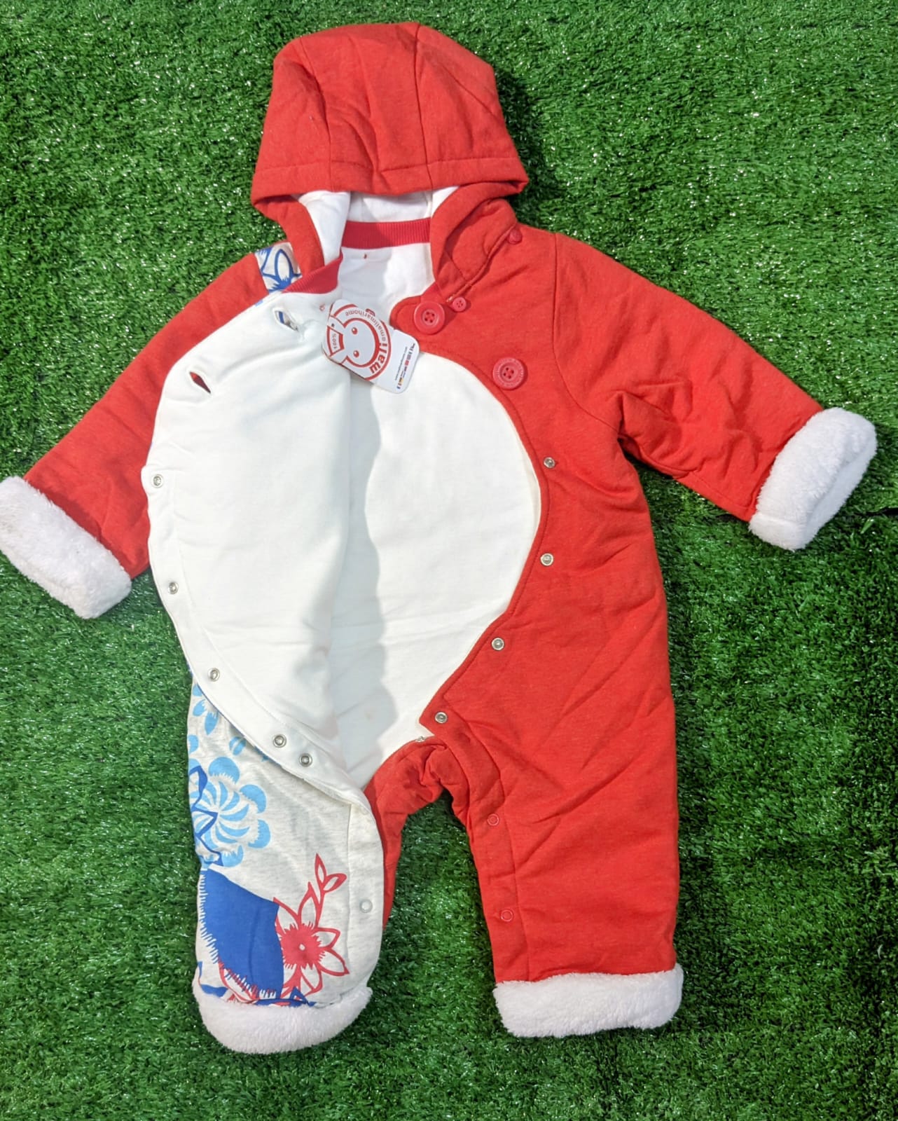 Double cotton with polyester filling Full body Jacket/romper CM0088