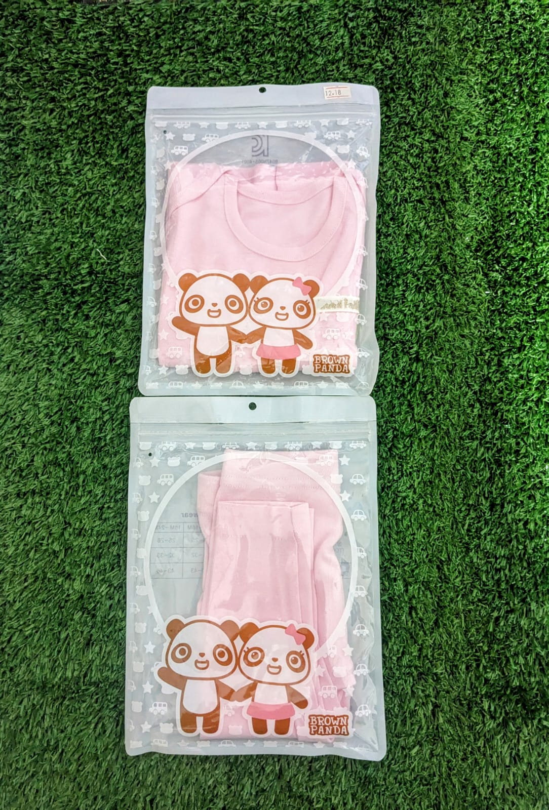 Pink Baby Shirt & Trousers Set – Organic Cotton Art number CM0007-13