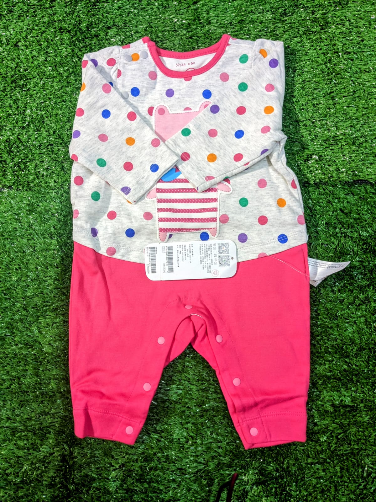 Double cotton Full body romper CM0067