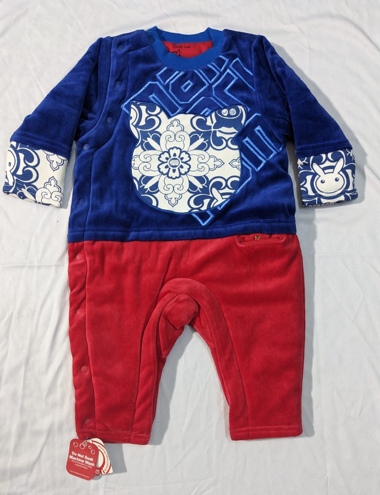 Double cotton with polyester filling Full body suit Rabbit CM0061