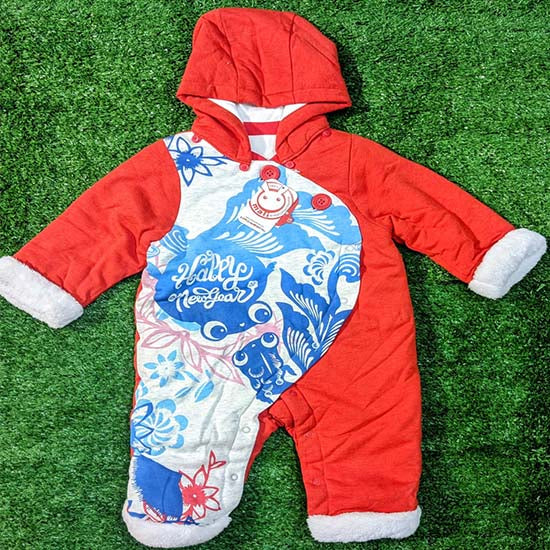 Double cotton with polyester filling Full body Jacket/romper CM0088