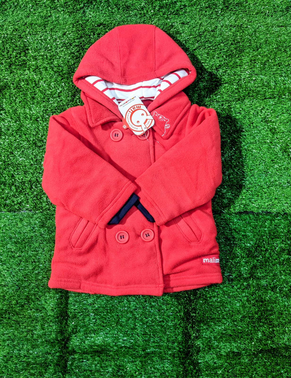 Baby coat hoodie Double cotton with polyester filling Full sleeves CM0087