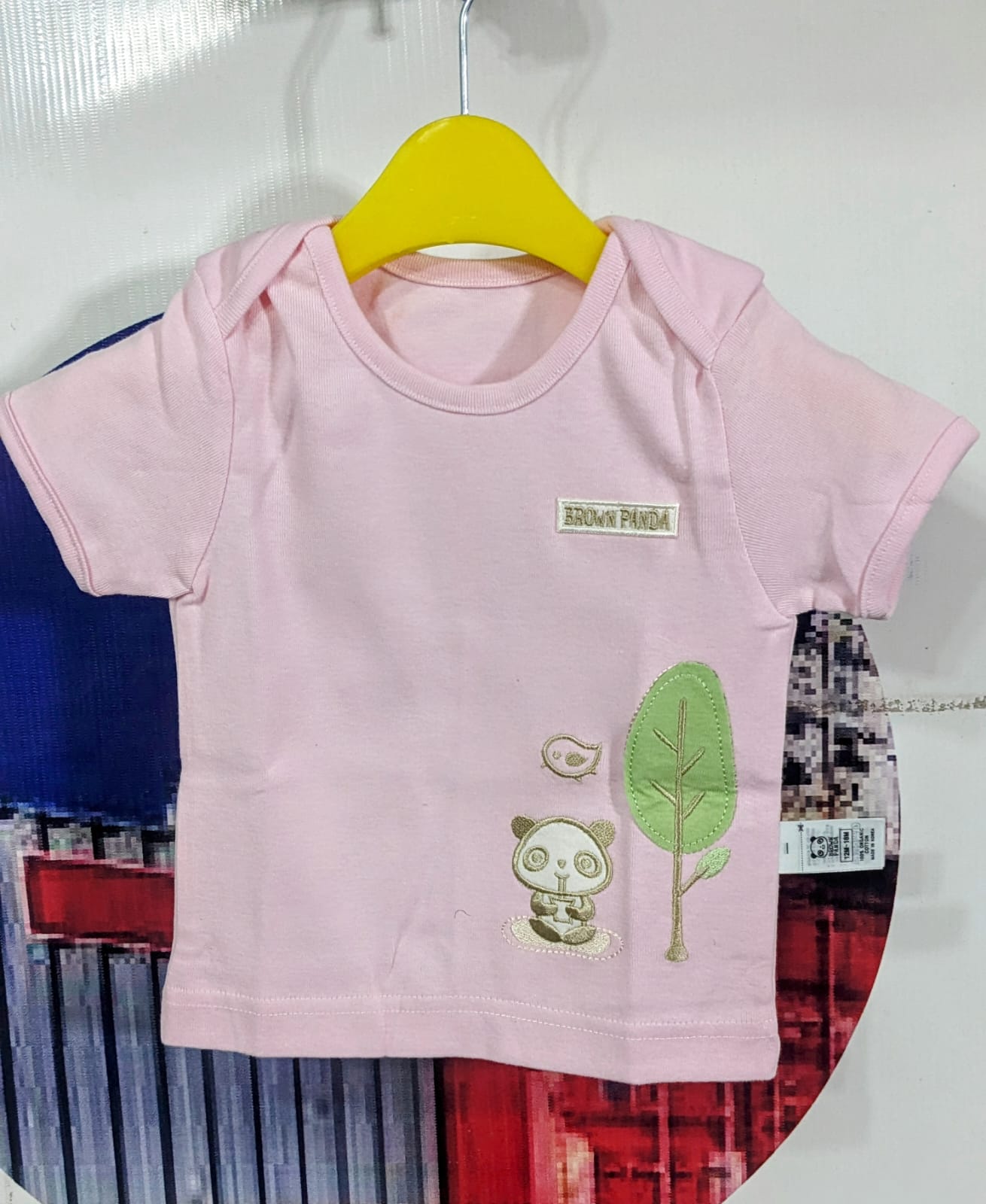 Pink Baby Shirt – Organic Cotton Art number CM0013