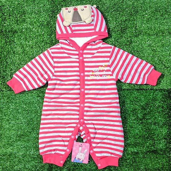 Double cotton with polyester filling Full romper Hoodie gray lining CM0058