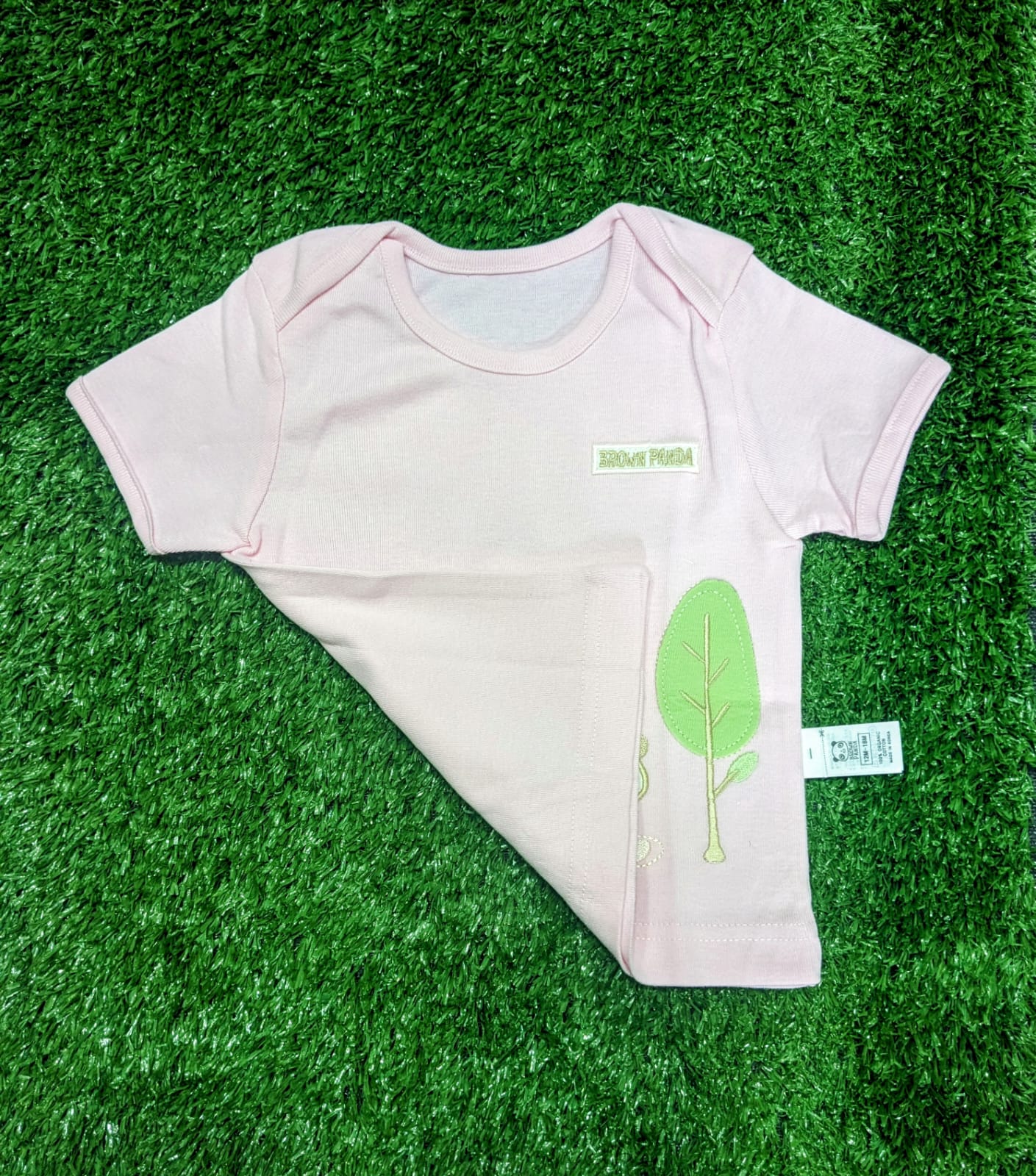 Pink Baby Shirt – Organic Cotton Art number CM0013