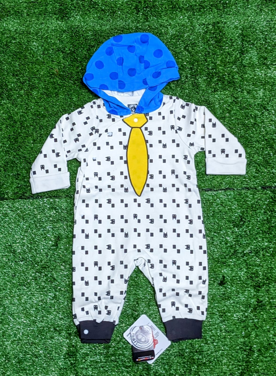 FULL SLEEVES FULL ROMPER WITH HOODIE CM0102