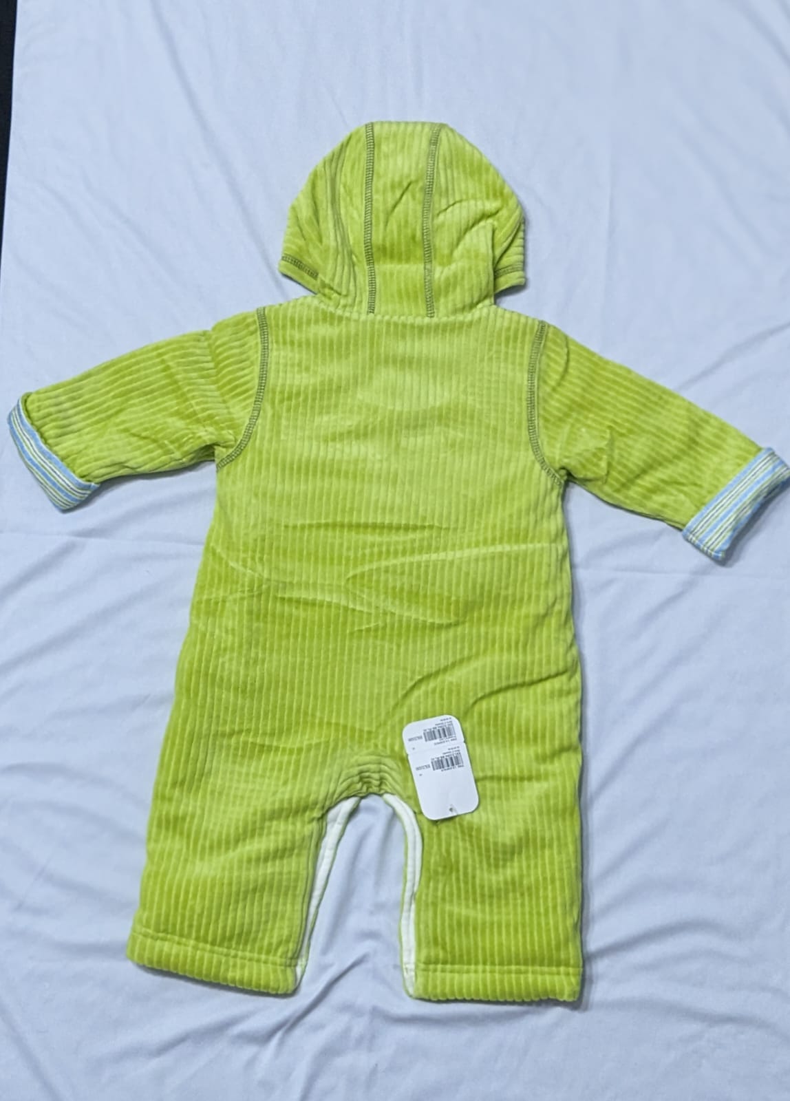 FULL SLEEVES DOUBLE COTTON ROMPER/HOODIE CM0114