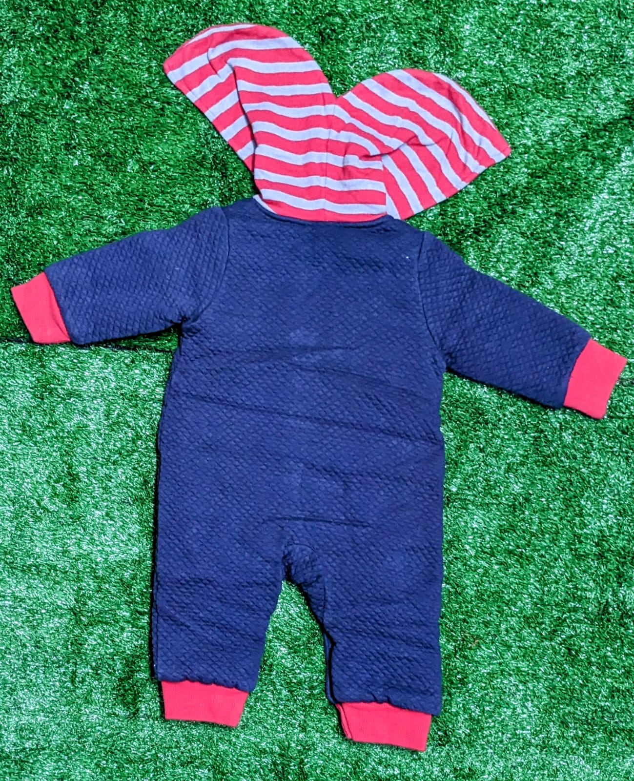 FULL SLEEVES DOUBLE ROMPER/HOODIE CM0100