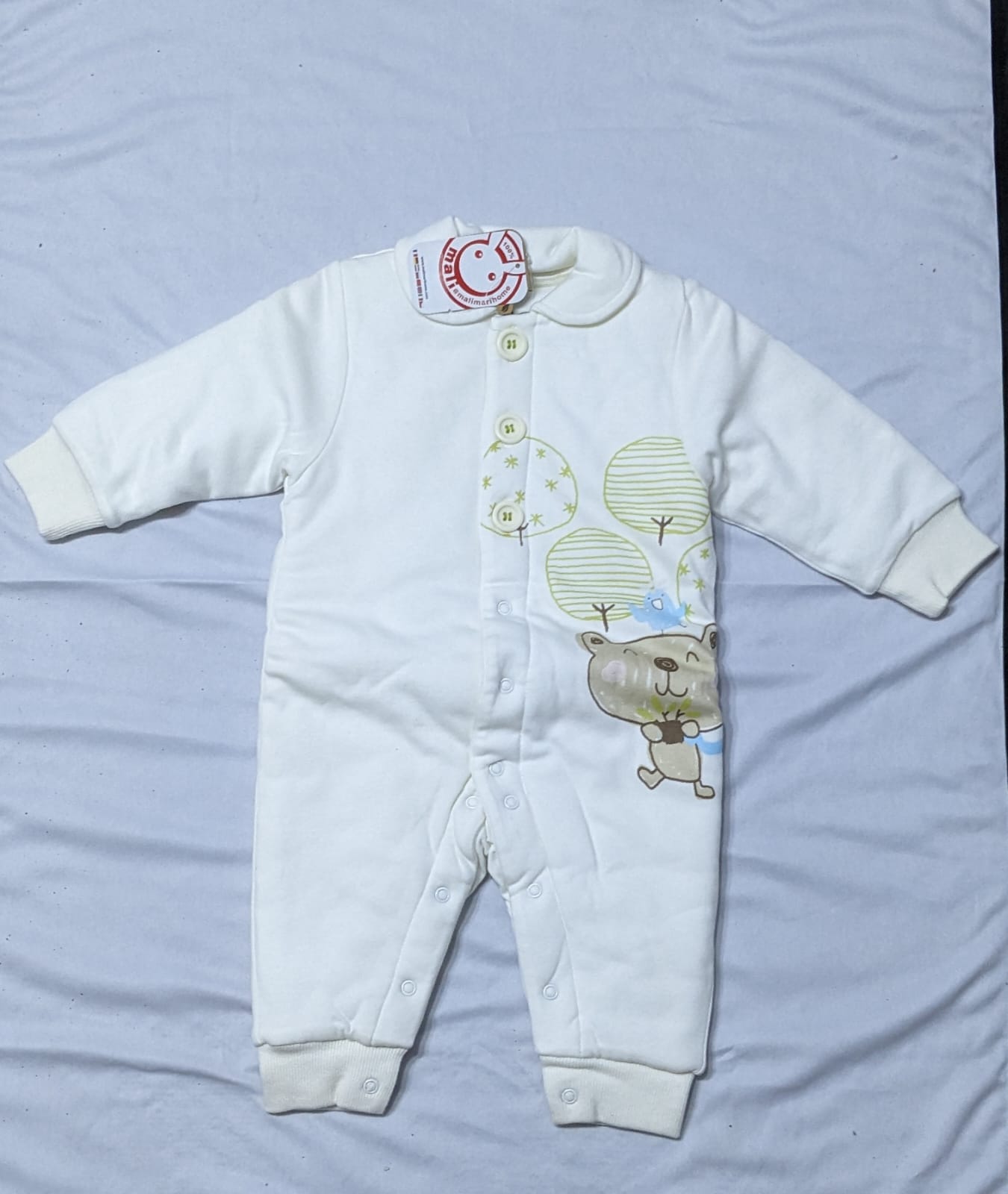 DOUBLE COTTON WITH POLYESTER FILLING FULL BODY ROMPER CM0157