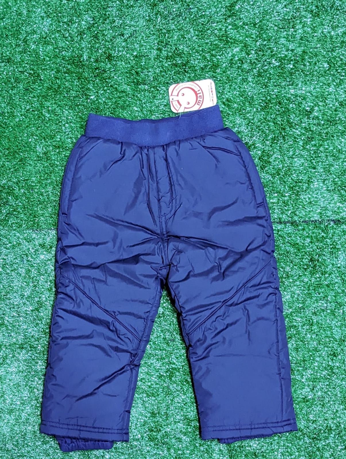 DOUBLE COTTON PARACHUTE STUFF OUTTER SIDE WITH POLYESTER FILLING BABY TROUSER CM0162