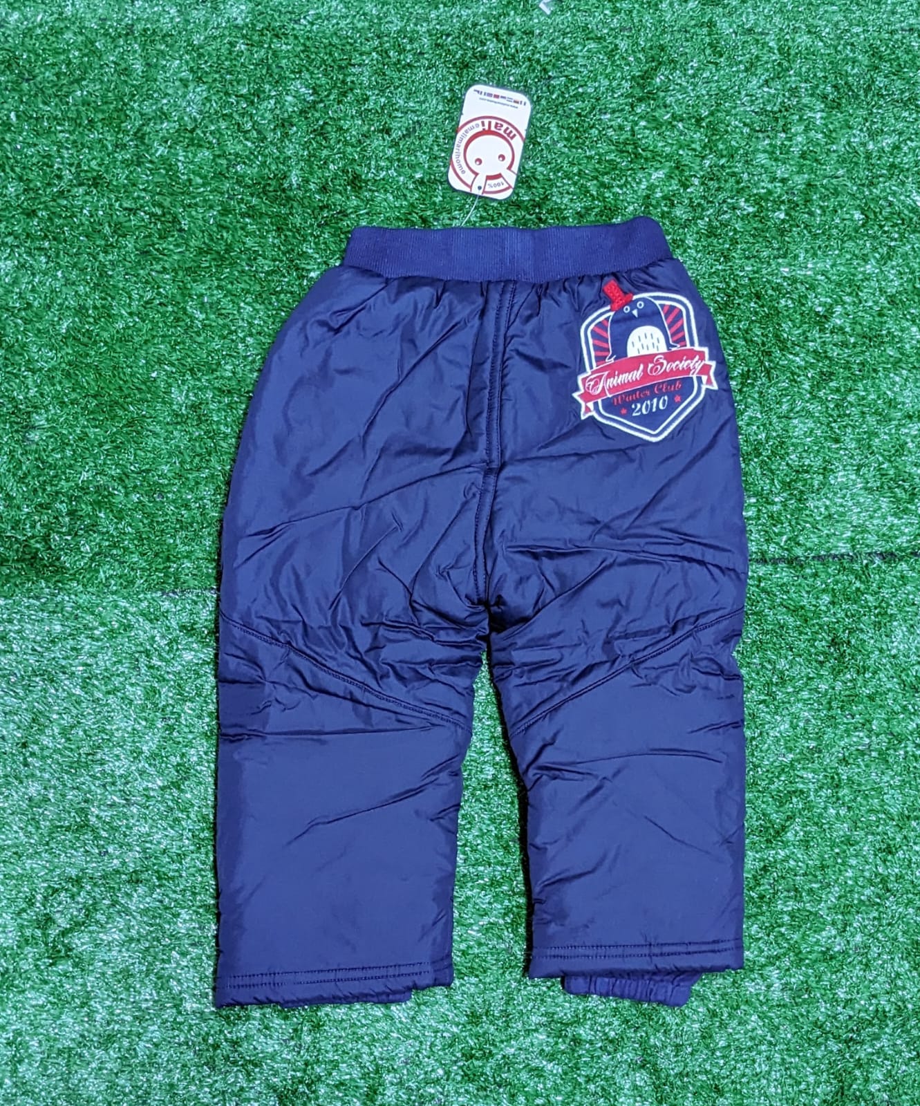 DOUBLE COTTON PARACHUTE STUFF OUTTER SIDE WITH POLYESTER FILLING BABY TROUSER CM0162