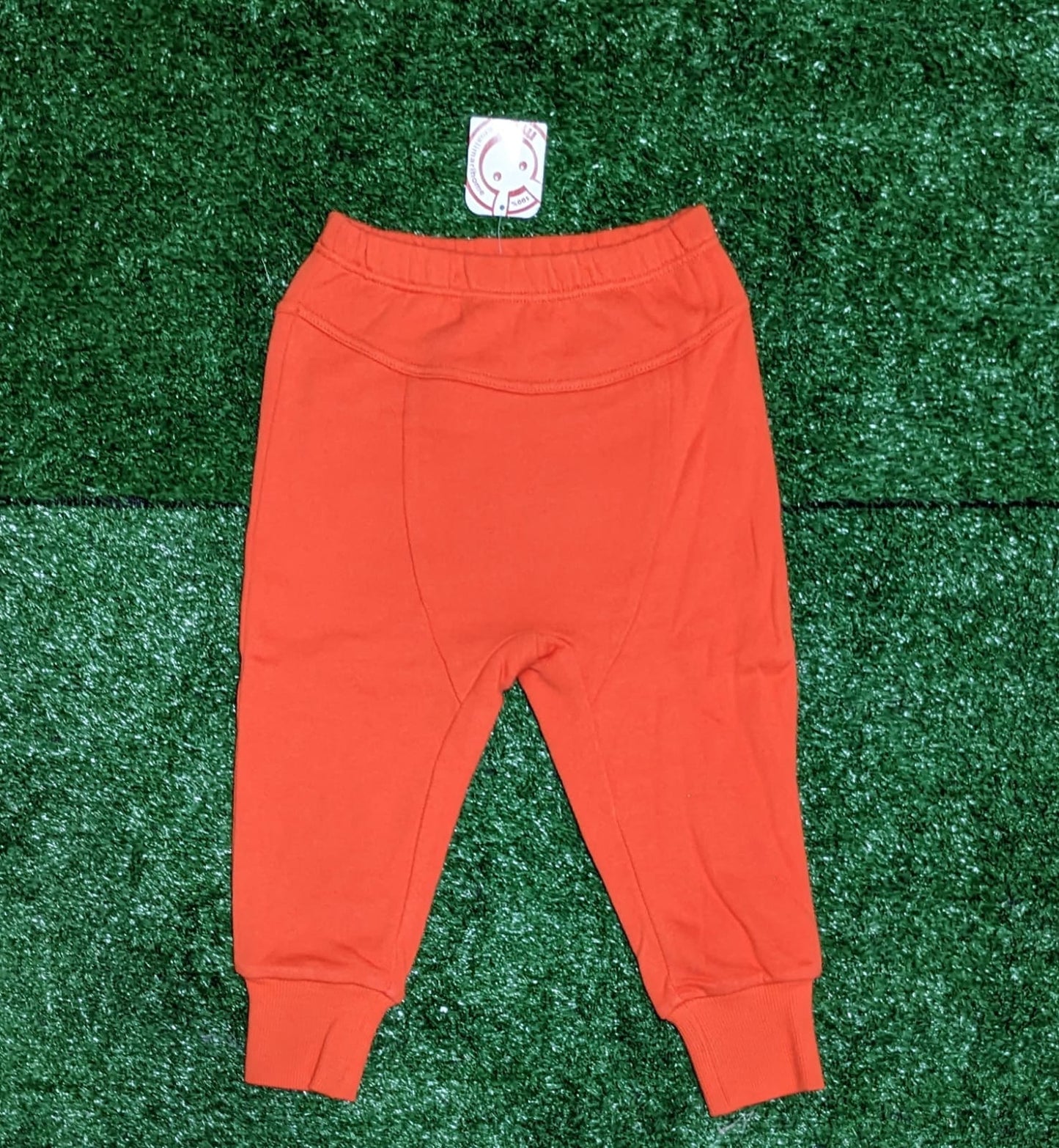 DOUBLE COTTON BABY TROUSER ORANGE COLOR CM0166