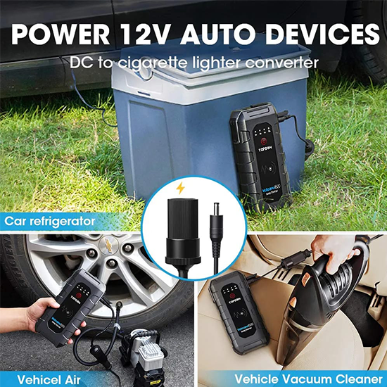 TOPDON - Volcano 1500 - Only Accessories-casing and Battery clips and kit with faulty battery