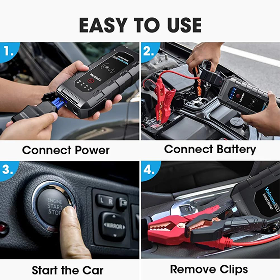 TOPDON - Volcano 1500 - Only Accessories-casing and Battery clips and kit with faulty battery