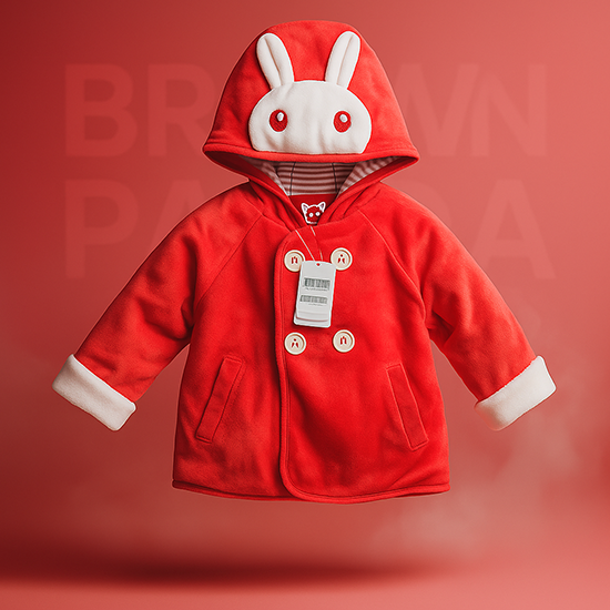 Double cotton with polyester filling hoodies upper rabbit CM0062