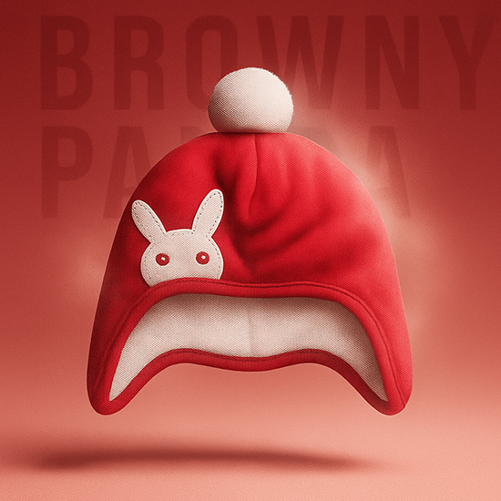 RED EAR COVER BABY CAP CM0140