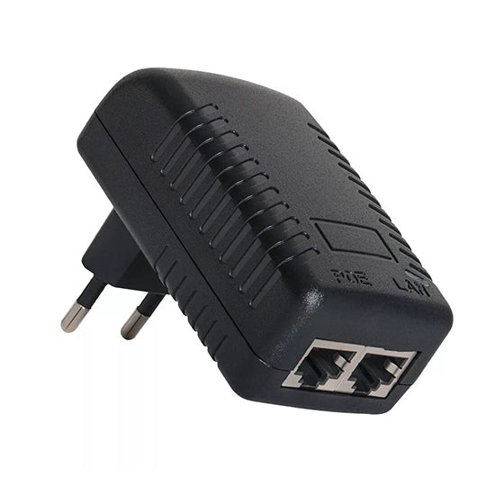 DC48V 0.5A Wall PoE Injector Ethernet Adapter Power Supply RJ45 LAN for camera's