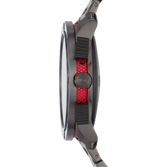 Diesel Axial 0565 Hmr2 Metal Black Dial/ Silicon black bracelet