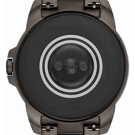 Fossil 5e 2302 orignal metal straps silver black dial silver black used mens watch