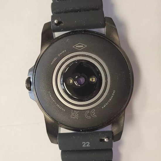 Fossil gen 5e 0298 Dial colour black Strap colour black (used)