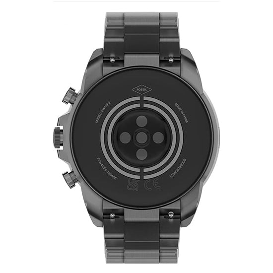 Fossil CARLYLE HR 0292 smart watch Stainless steel metal bracelet (Used)