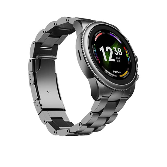 Fossil CARLYLE HR 0292 smart watch Stainless steel metal bracelet (Used)
