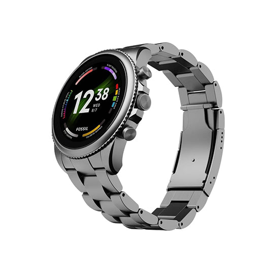 Fossil CARLYLE HR 0292 smart watch Stainless steel metal bracelet (Used)