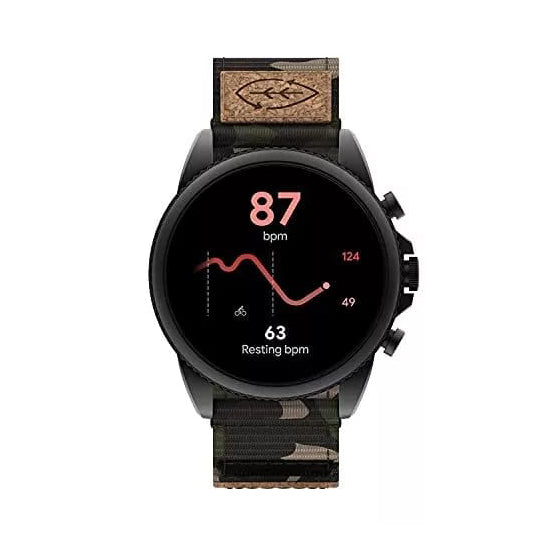 Fossil Gen 6 0890 dail colour black strap colour camoflauge (Used) Mens watch