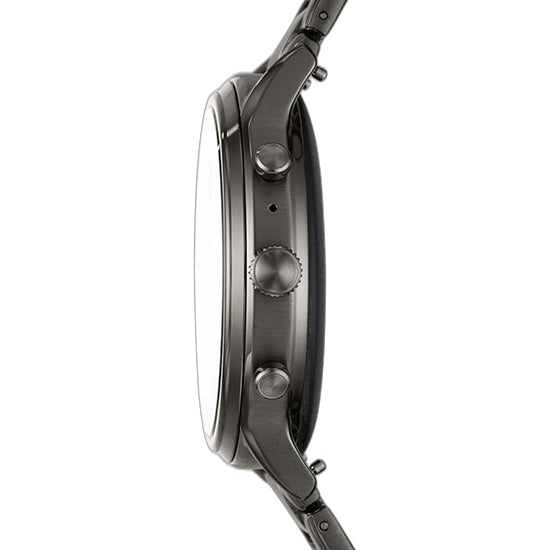 Fossil carlyle Hr 0728 Mens smart watch Stainless steel bracelet black dial (Used)