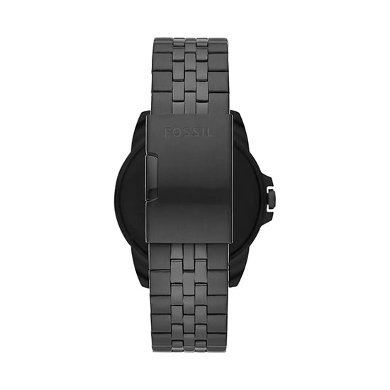 Fossil gen 5e 0830 Dial colour black Strap colour black Strap material stainless steel (used