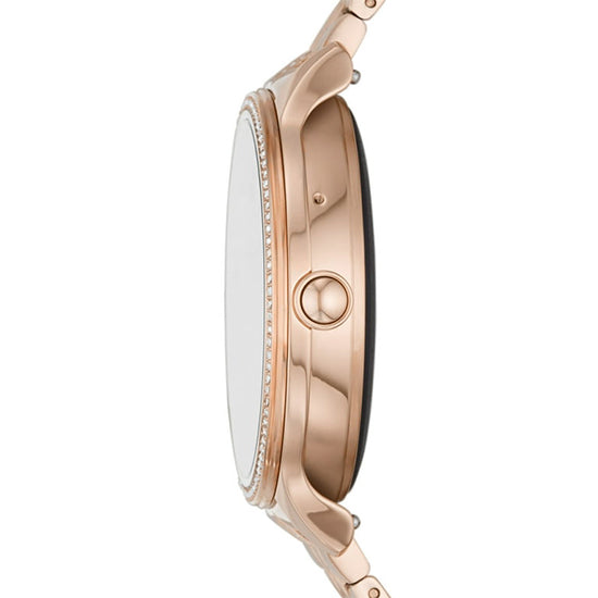 Fossil gen 5e 0653 Dial colour gold with stones Strap metiral stainless steel Strap coloue gold (Used)