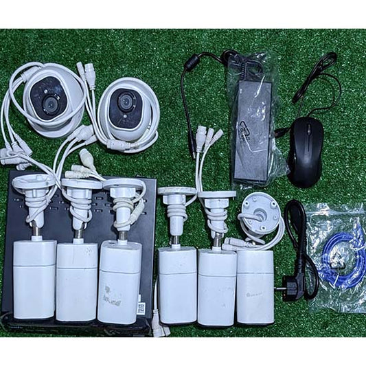 REOLINK NVS8 12mp ultra HD u 8-ch built in POE NVR UpTo 12 channel support with 6bullet 8mp cams and 2  8mp dome cams