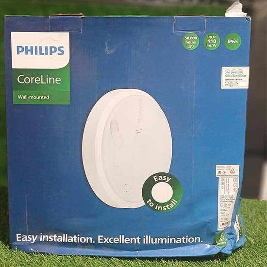 Philips coreline wall mounted celling light 12w power Colour warm white