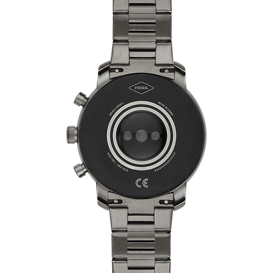 Fossil Q Explorist HR 2151 Strap colour silver Strap metiral stainless steel Dial colour silver (used)